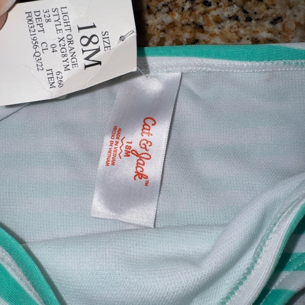 Cat & Jack Multicolor Patchwork Bikini - Picture 4 of 5